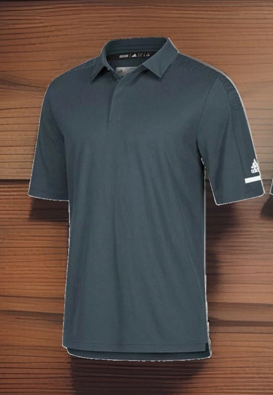Adidas Team Iconic Coaches Polo Team Shirt Onix Gray Mens XL New